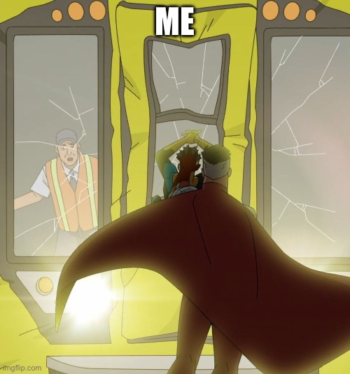 Omni-Man Subway Train | ME | image tagged in omni-man subway train | made w/ Imgflip meme maker