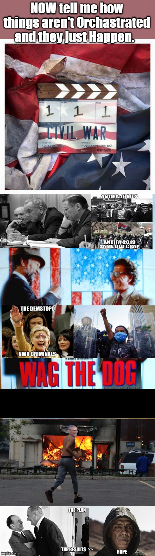 Look to the Past to see your Future. | NOW tell me how things aren't Orchastrated and they just Happen. | image tagged in nwo,democrats,war | made w/ Imgflip meme maker