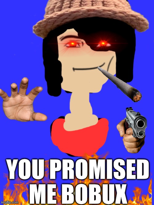 YOU PROMISED ME MY BOBUX | YOU PROMISED ME BOBUX | image tagged in robux,free robux,roblox,noob | made w/ Imgflip meme maker