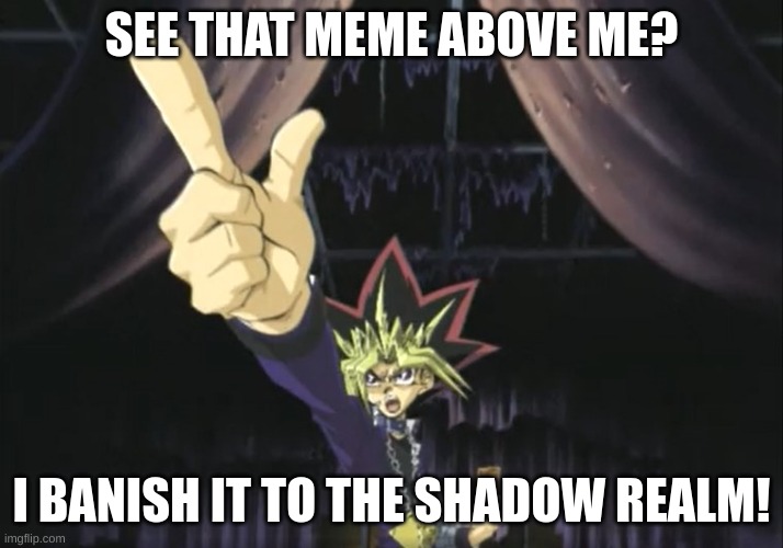 Yami Yugi Points At Your Comment - Imgflip