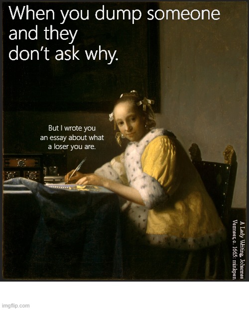 Dating | image tagged in artmemes,art memes,vermeer,dating,relationships,love | made w/ Imgflip meme maker