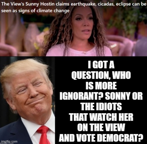 Who is more ignorant? | image tagged in ignorant,sam elliott special kind of stupid,morons,the view | made w/ Imgflip meme maker