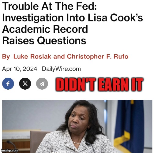 DEI Didn't Earn It another rejected from politics for not being racist! | DIDN'T EARN IT | image tagged in dei,did not earn it,federal reserve,the fed,end the fed,economics | made w/ Imgflip meme maker