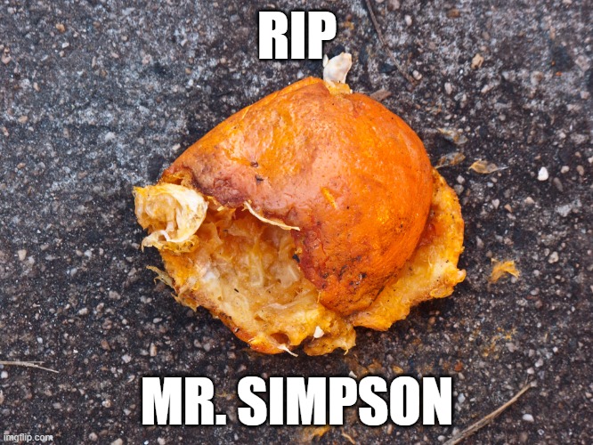 OJ Simpson RIP | RIP; MR. SIMPSON | image tagged in oj simpson,oj simpson smiling,oj simpson police chase,rip,juice,grim reaper knocking door | made w/ Imgflip meme maker