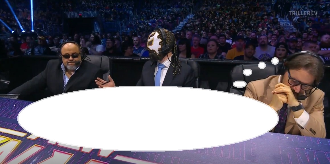 Tony Schiavone's Thoughts Blank Meme Template