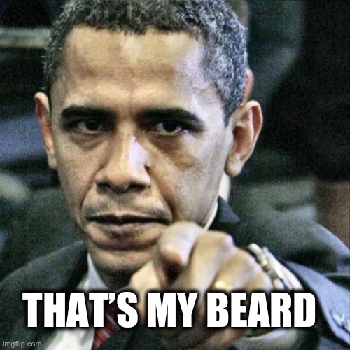 Pissed Off Obama Meme | THAT’S MY BEARD | image tagged in memes,pissed off obama | made w/ Imgflip meme maker