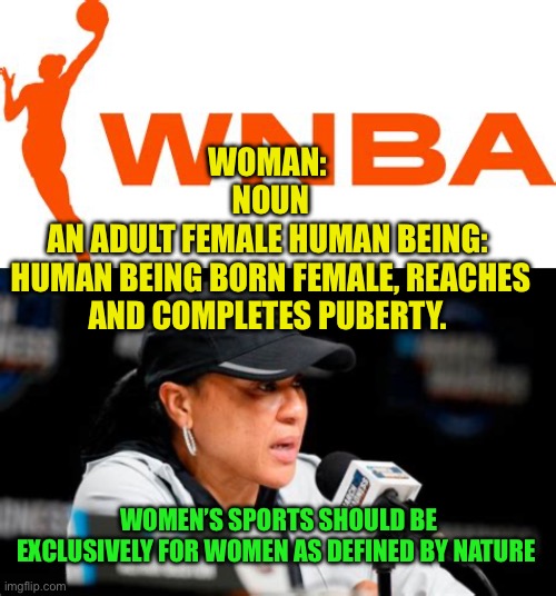 Protect women in sports | WOMAN: 
NOUN
AN ADULT FEMALE HUMAN BEING: 
HUMAN BEING BORN FEMALE, REACHES AND COMPLETES PUBERTY. WOMEN’S SPORTS SHOULD BE EXCLUSIVELY FOR WOMEN AS DEFINED BY NATURE | image tagged in gifs,trans,unfair,sports,woke,democrat | made w/ Imgflip meme maker