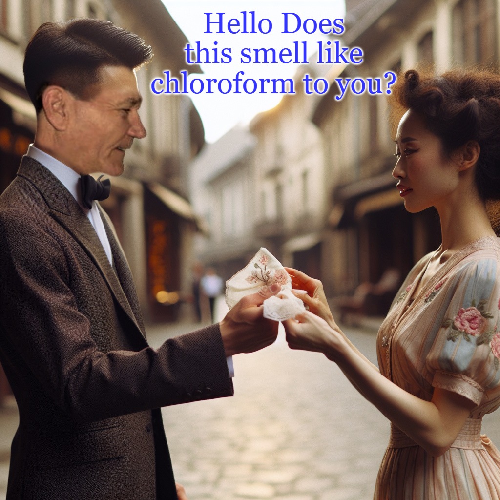 Hello Does this smell like chloroform to you? | made w/ Imgflip meme maker