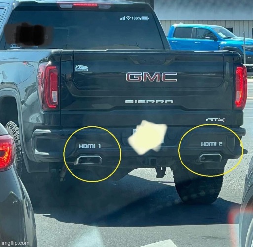 Dual input GMC Sierra | made w/ Imgflip meme maker