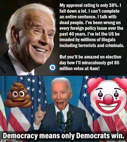 Biden only Democrats Win | image tagged in joe biden worries | made w/ Imgflip meme maker