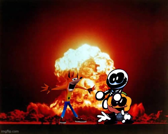 Cash banooca goes on a murderous rampage | image tagged in memes,nuclear explosion | made w/ Imgflip meme maker
