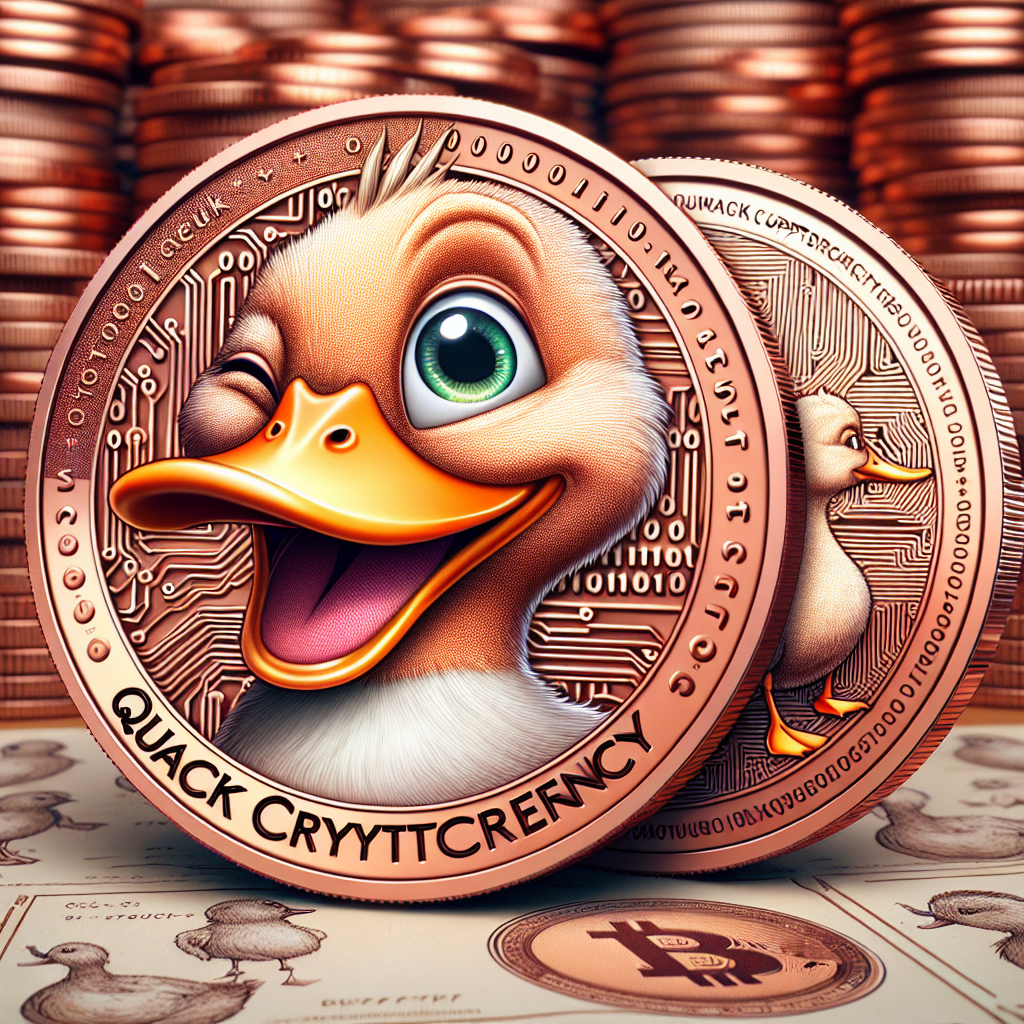 Quack crypto coin Blank Meme Template