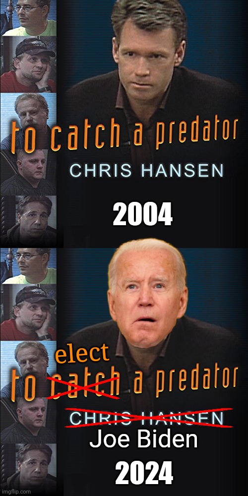 We used to Arrest them on TV - now we elect them via mail... | 2004; elect; Joe Biden; 2024 | image tagged in how it started vs how it's going | made w/ Imgflip meme maker