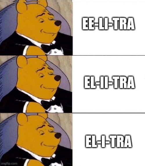 comment if you agree | EE-LI-TRA; EL-II-TRA; EL-I-TRA | image tagged in good good stupid,minecraft | made w/ Imgflip meme maker
