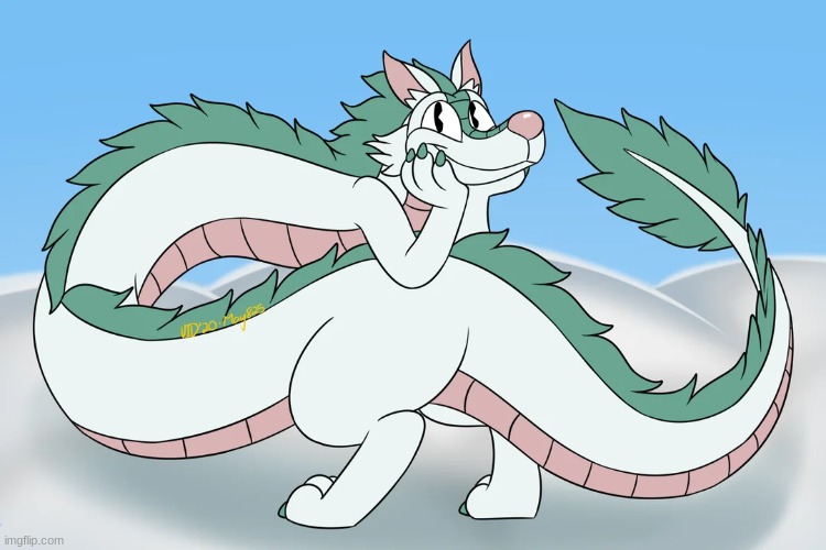 Toony Wyvern (art by may825) | image tagged in terraria,furry,art | made w/ Imgflip meme maker