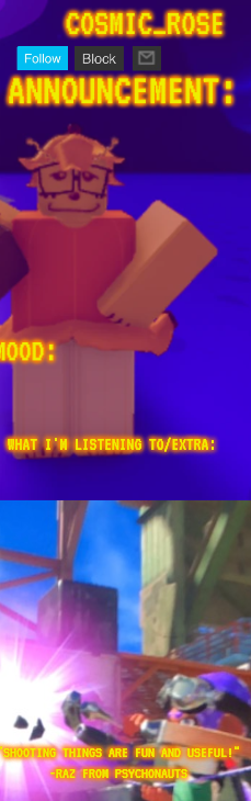 Cosmic_Rose announcement temp Blank Meme Template