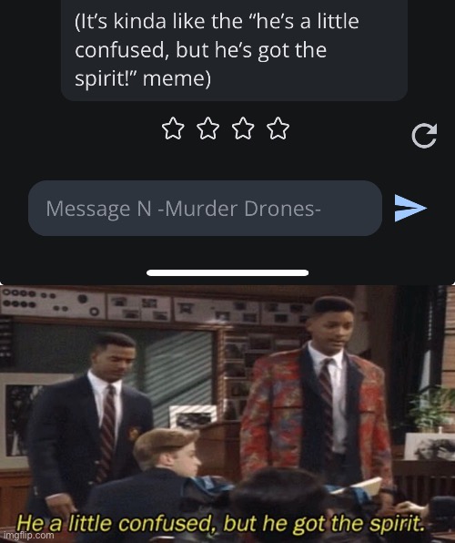Bruh | image tagged in fresh prince he a little confused but he got the spirit,ai | made w/ Imgflip meme maker