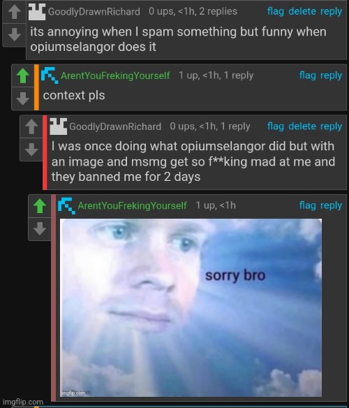 I'm now convinced that y'all got something against me in particular | made w/ Imgflip meme maker