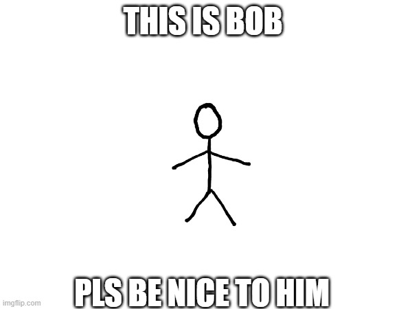 BOB | THIS IS BOB; PLS BE NICE TO HIM | image tagged in gifs,random,funny,memes | made w/ Imgflip meme maker