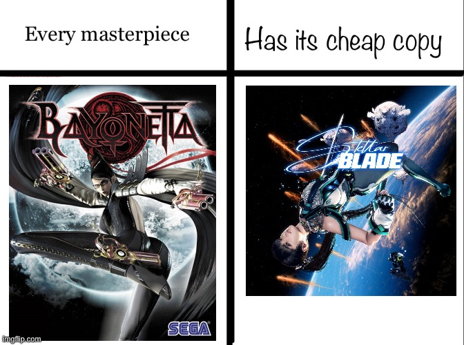 Every masterpiece has its cheap copy | image tagged in every masterpiece has its cheap copy,memes,gaming,shitpost,humor | made w/ Imgflip meme maker