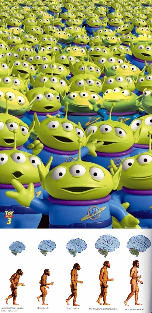 image tagged in toy story aliens | made w/ Imgflip meme maker