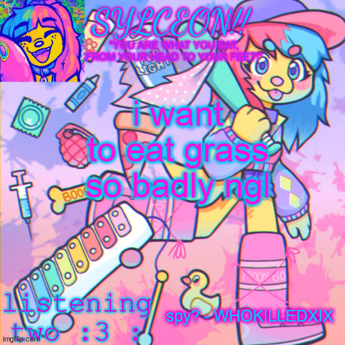 THIS IS SYLCEON SPEAKJIN AND UR LISTENIN 2 4LUNG!! | i want to eat grass so badly ngl; spy? - WHOKILLEDXIX | image tagged in this is sylceon speakjin and ur listenin 2 4lung | made w/ Imgflip meme maker