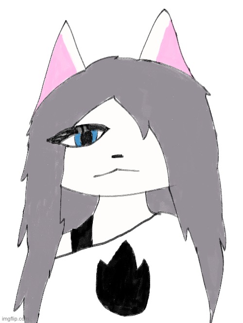 Emo cat | image tagged in emo,art,cat,bi-sexy | made w/ Imgflip meme maker