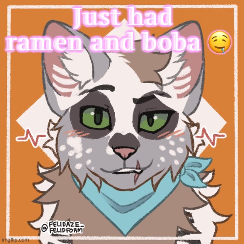 Just had ramen and boba 🤤 | made w/ Imgflip meme maker