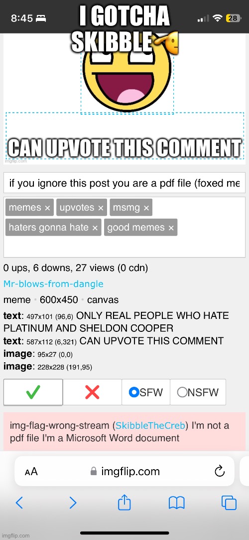 I GOTCHA SKIBBLE🫡 | made w/ Imgflip meme maker