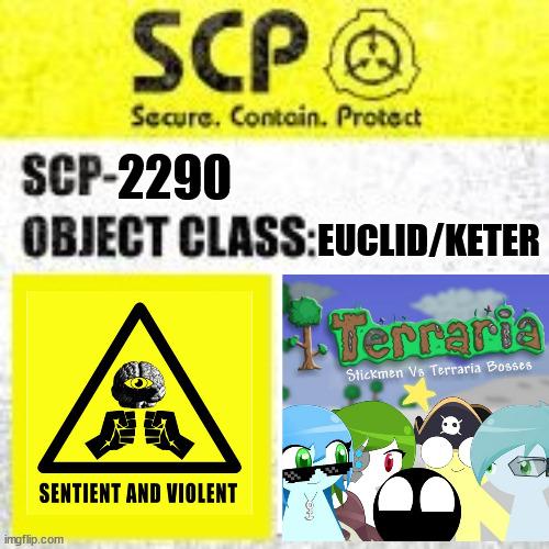 scp lable template | 2290; EUCLID/KETER | image tagged in scp label template keter | made w/ Imgflip meme maker