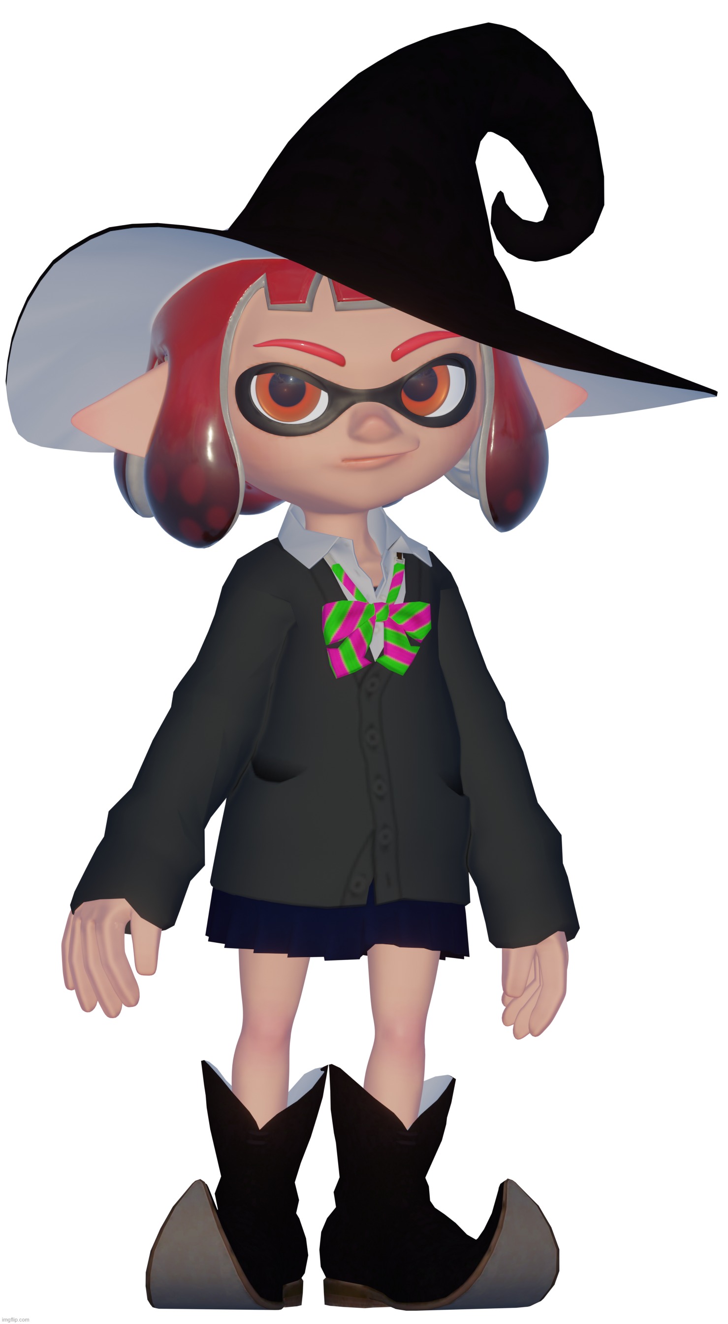 "I used my magic!" Himiko joins the Squid's Peak Academy! (Update on the Splatoonronpa project) | made w/ Imgflip meme maker