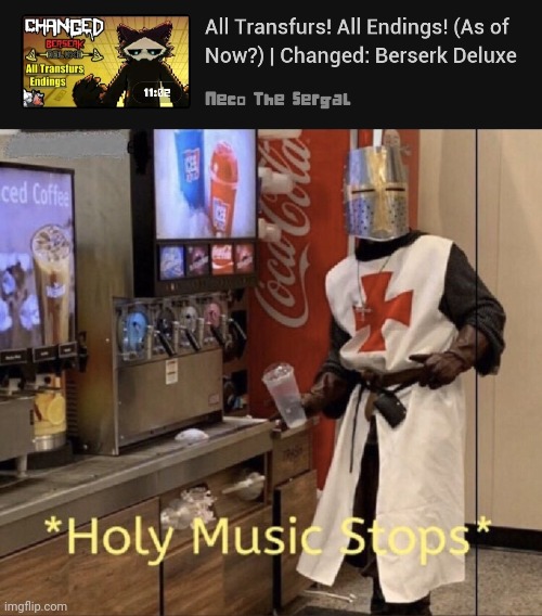 Seriously? | image tagged in holy music stops,anti furry | made w/ Imgflip meme maker