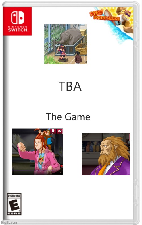 TBA the Game | image tagged in phoenix wright | made w/ Imgflip meme maker