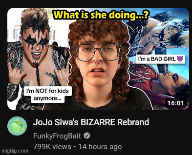 she looks like a villian from jojo part 5 | made w/ Imgflip meme maker