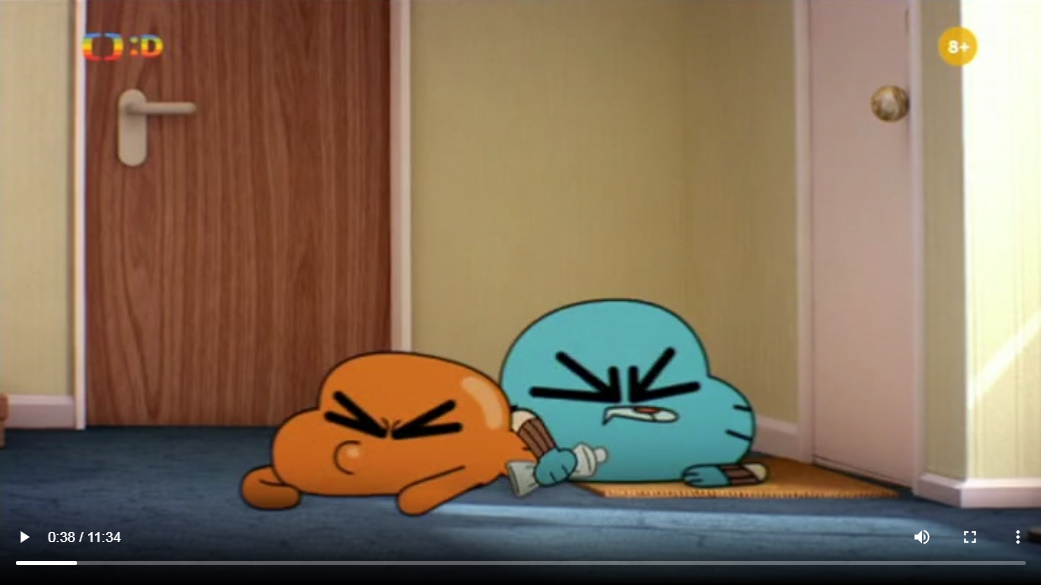 High Quality Gumball and Darwin dies Blank Meme Template