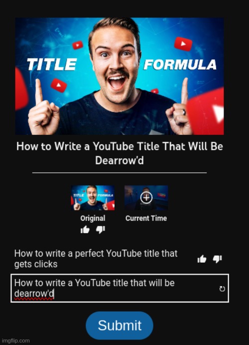 DeArrow Meme | made w/ Imgflip meme maker