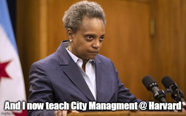 And I now teach City Managment @ Harvard | made w/ Imgflip meme maker