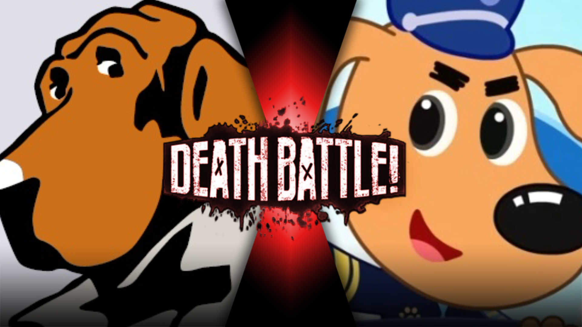 McGruff the Crime Dog VS Sheriff Labrador | DEATH BATTLE! Blank Meme Template