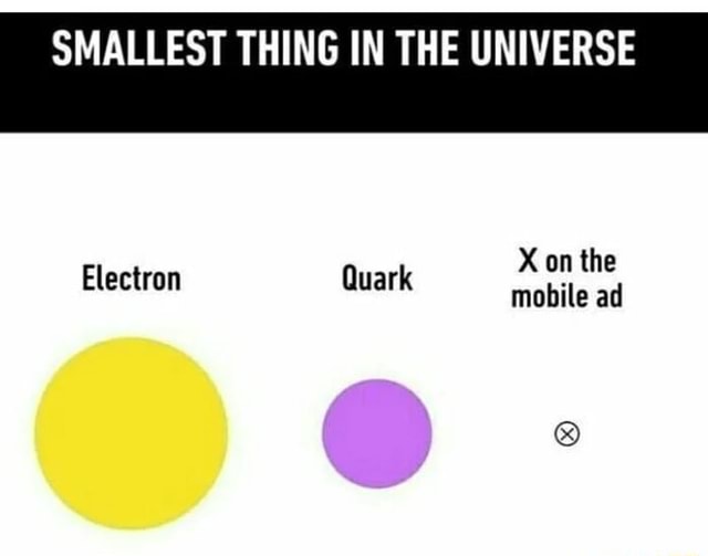 High Quality Smallest things in the universe Blank Meme Template