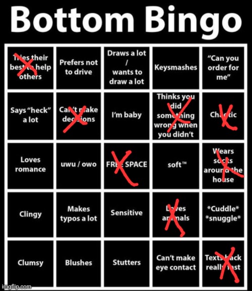 Idk why I'm doing this. I'm ace | image tagged in bottom bingo | made w/ Imgflip meme maker