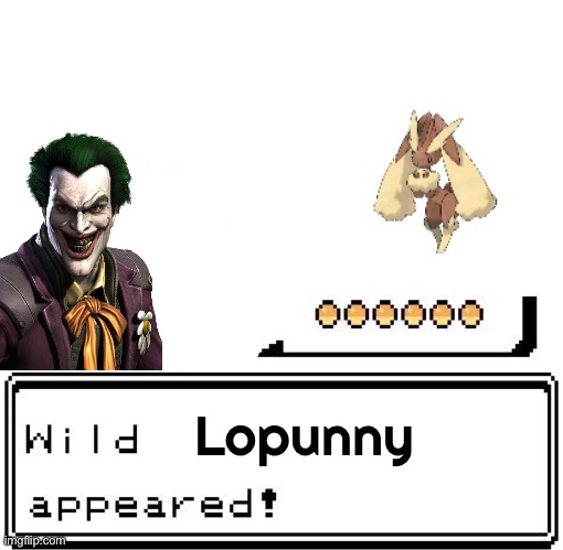 Blank Wild Pokemon Appears | Lopunny | image tagged in blank wild pokemon appears | made w/ Imgflip meme maker