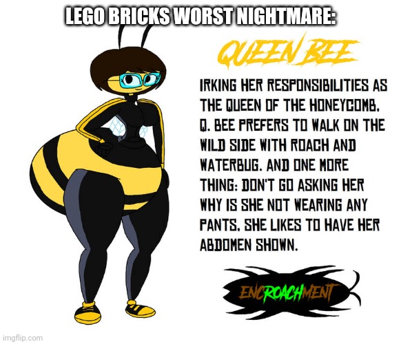 Lego's worst nightmare | LEGO BRICKS WORST NIGHTMARE: | image tagged in nightmare,lego | made w/ Imgflip meme maker