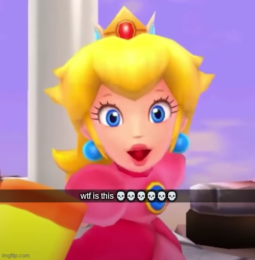 dear peach simps, you call THIS attractive? | made w/ Imgflip meme maker