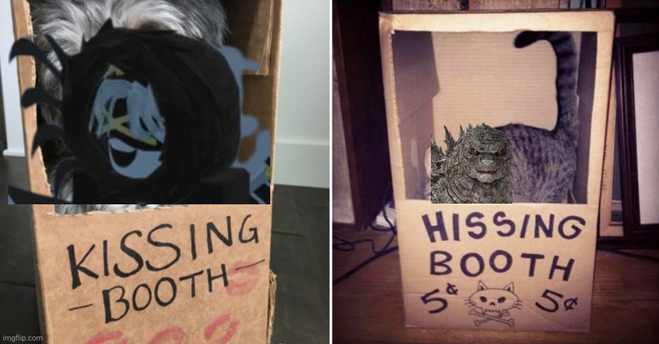 Real | image tagged in kissing booth hissing booth | made w/ Imgflip meme maker