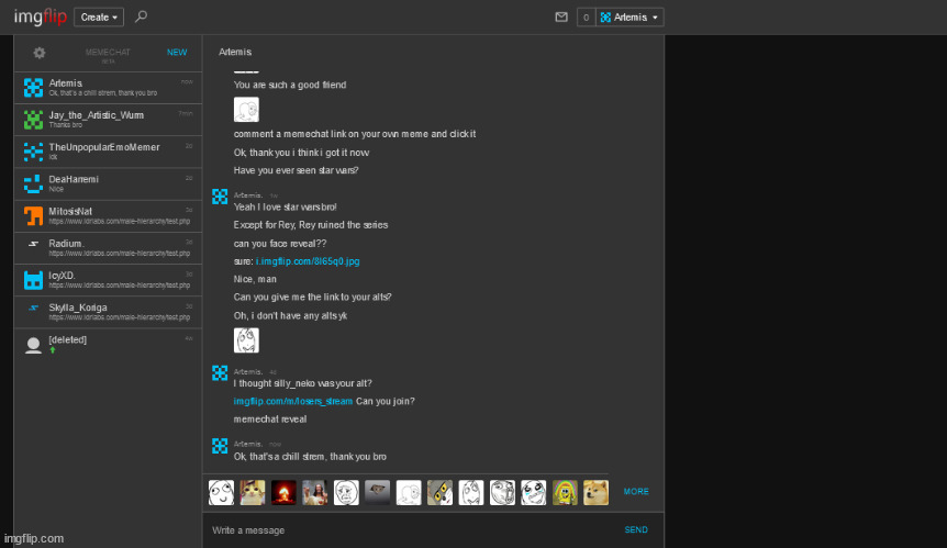The only person i really memechat that often is myself | image tagged in msmg | made w/ Imgflip meme maker