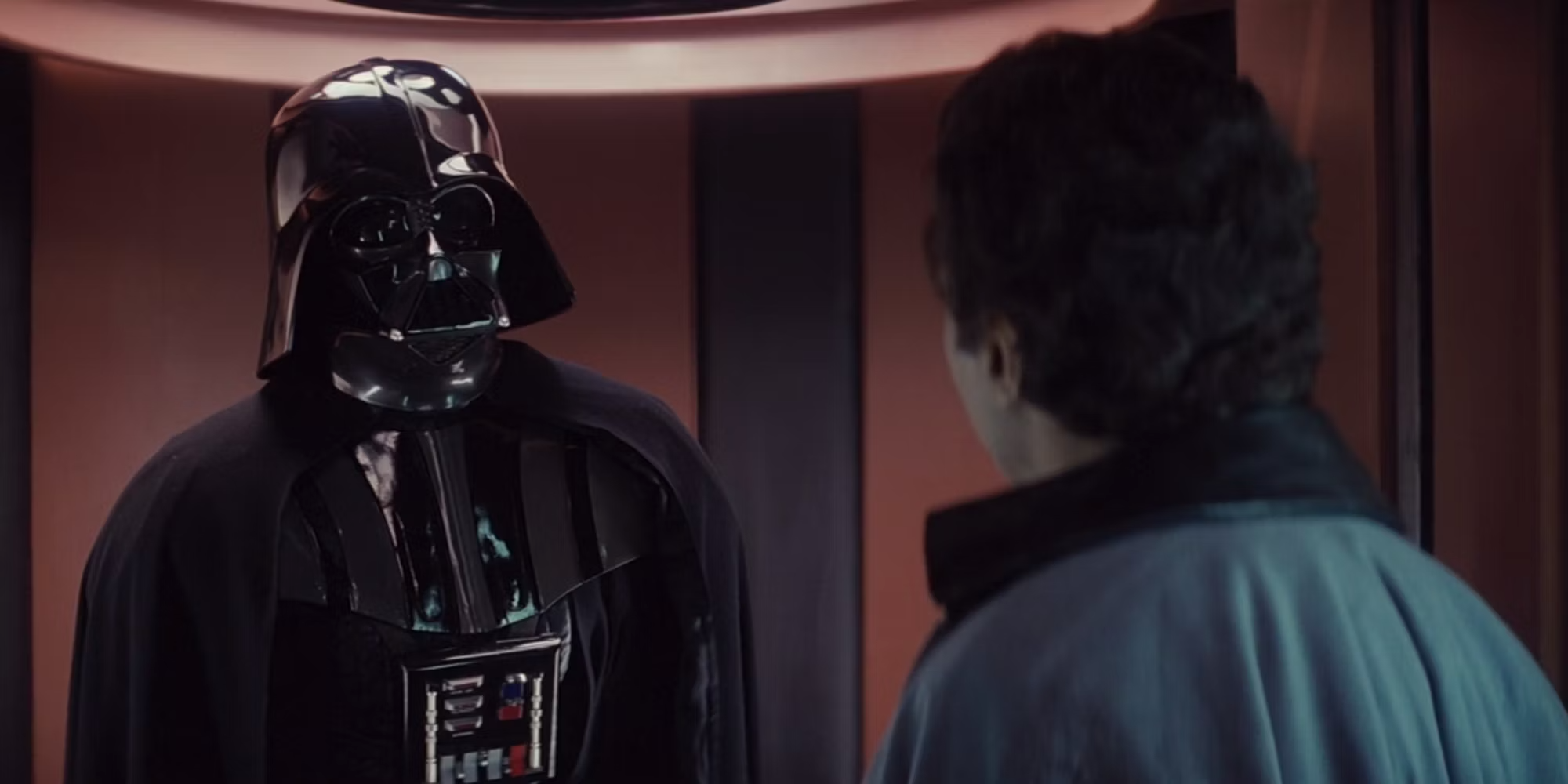 High Quality Darth Vader and Lando Calrissian Blank Meme Template