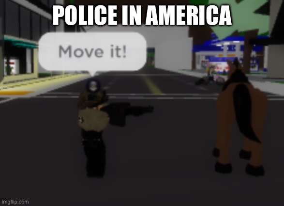 When a horse meets a SWAT in America | POLICE IN AMERICA | image tagged in swat,usa,slander | made w/ Imgflip meme maker