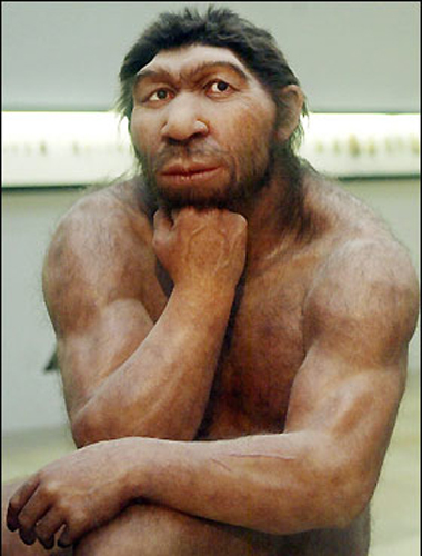 Neanderthal philosopher Blank Meme Template