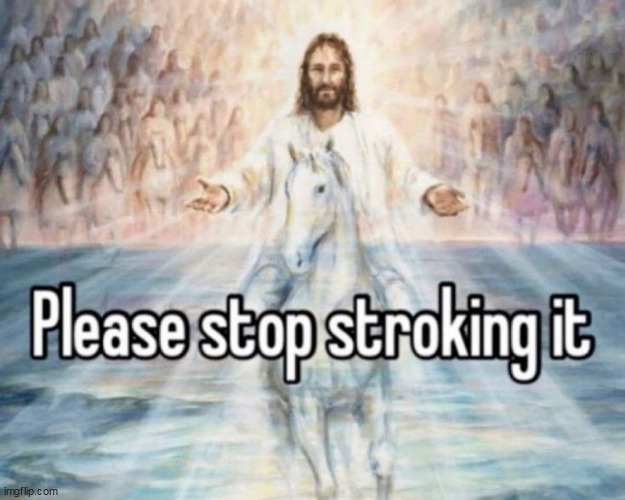 Please stop stroking it | image tagged in please stop stroking it | made w/ Imgflip meme maker