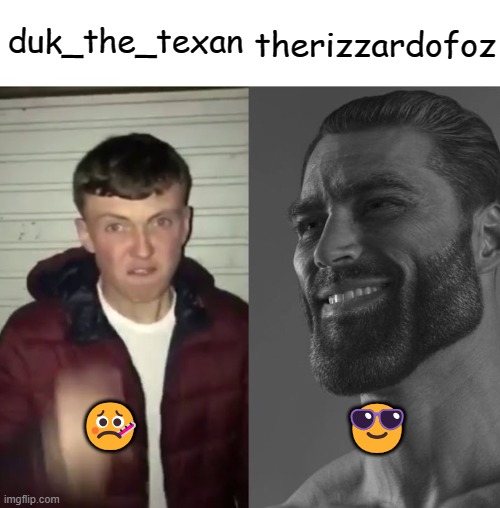 duk_the_texan is cringe, therizzardofoz is based | image tagged in skibidi toilet,duke,fuck | made w/ Imgflip meme maker